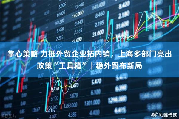 掌心策略 力挺外贸企业拓内销，上海多部门亮出政策“工具箱”｜稳外贸布新局