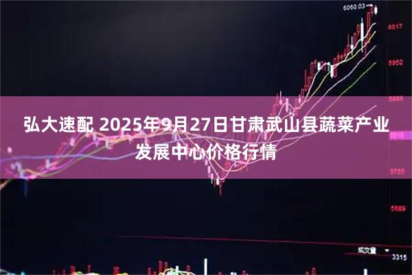 弘大速配 2025年9月27日甘肃武山县蔬菜产业发展中心价格行情
